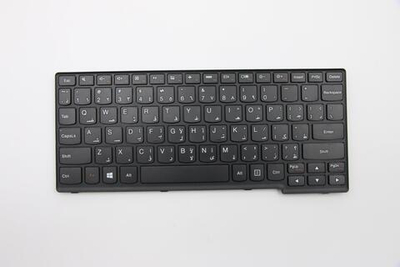 Клавиатура для Ноутбука Lenovo LenovoS20-30 / S210 / Flex 10 раскладка - арабская, черная (25210845)