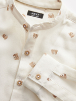 Рубашка для мальчика Next K83-269, Молочный