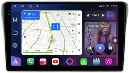 Магнитола для Subaru Levorg 1 VM 2014-2017 (вместо 2din, рамка-накладка) - FarCar 9645F1 на Android 13, 2K QLED, TS10, CarPlay, 4G SIM-слот