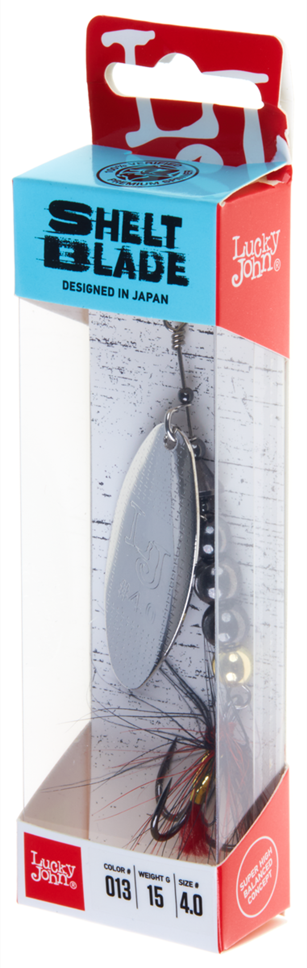 Блесна вращающаяся LUCKY JOHN Shelt Blade №4, 15 г, цвет 013