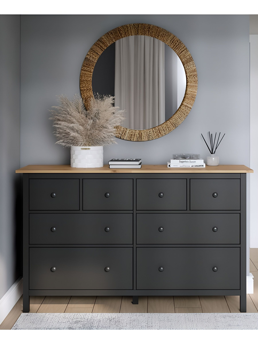 IKEA Комод КЫМОР 6 ящиков, HEMNES 108*131*50, КЫМОР (Хемнес ИКЕА)