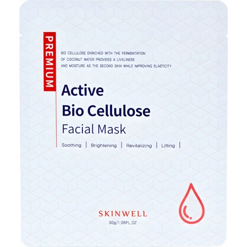Active Bio Cellulose Facial Mask 5 | Премиальная биоцеллюлозная маска, 5 шт.