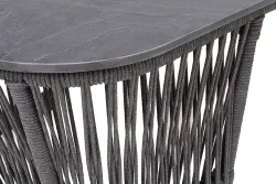 "Лугано" журнальный стол 76х76 H55 см из HPL, цвет "серый гранит"