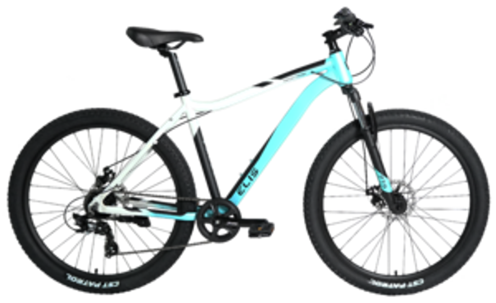 Велосипед TechTeam Elis 27.5"х17" бирюзовый 2024