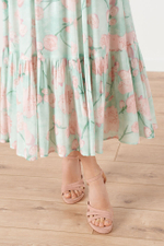 51668 Платье женское (мятный принт)