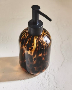 ZARA HOME ДОЗАТОР МЫЛА С ЛЕОПАРДОВЫМ ПРИНТОМ, ЛЕОПАРДОВЫЙ