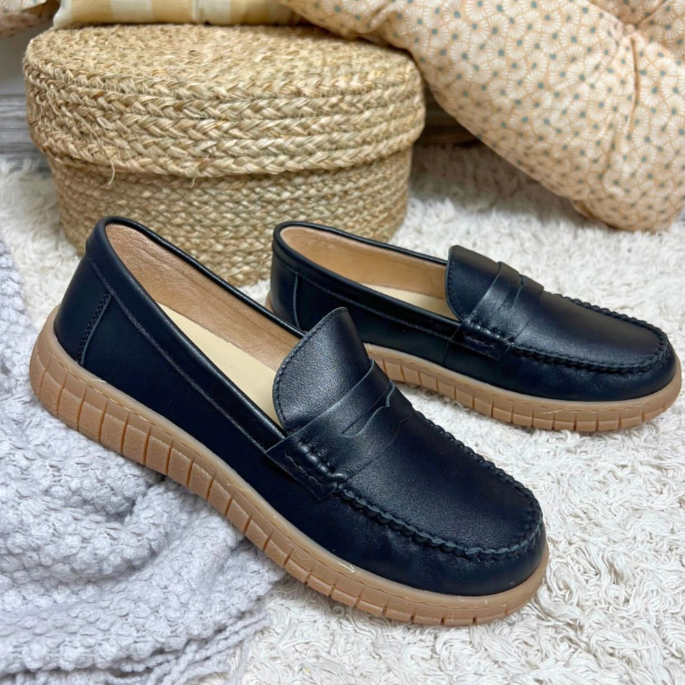 Женские мокасины Ortosalon 239-2 черные