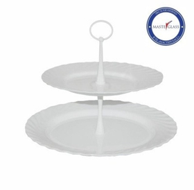 Этажерка 2-х ярусная d=24/31 см. Трианон NEW