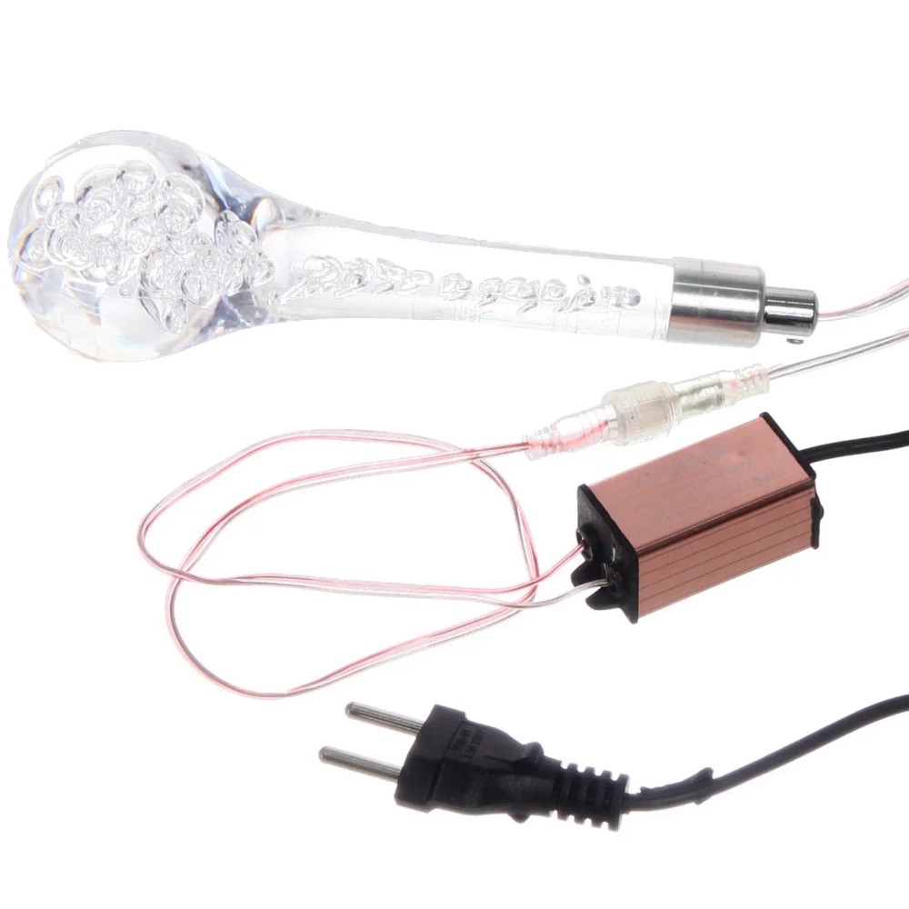 Гирлянда для улицы БАХРОМА «Ледяная капля» ш3,5* в0,6/0,8 м (8 насадок h-18 см), прозр. пров, пост.свечение,IP-65, 220v,Теплый белый