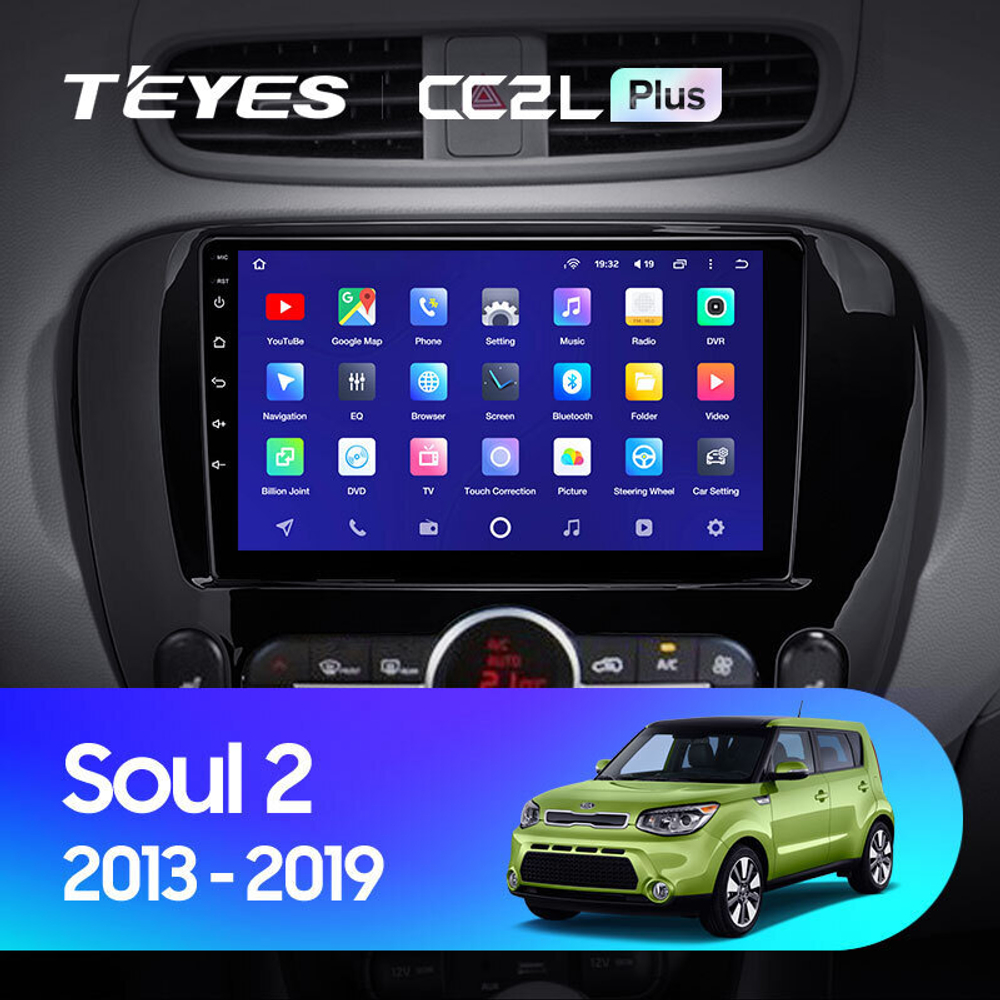 Teyes CC2L Plus 9" для KIA Soul 2014-2016