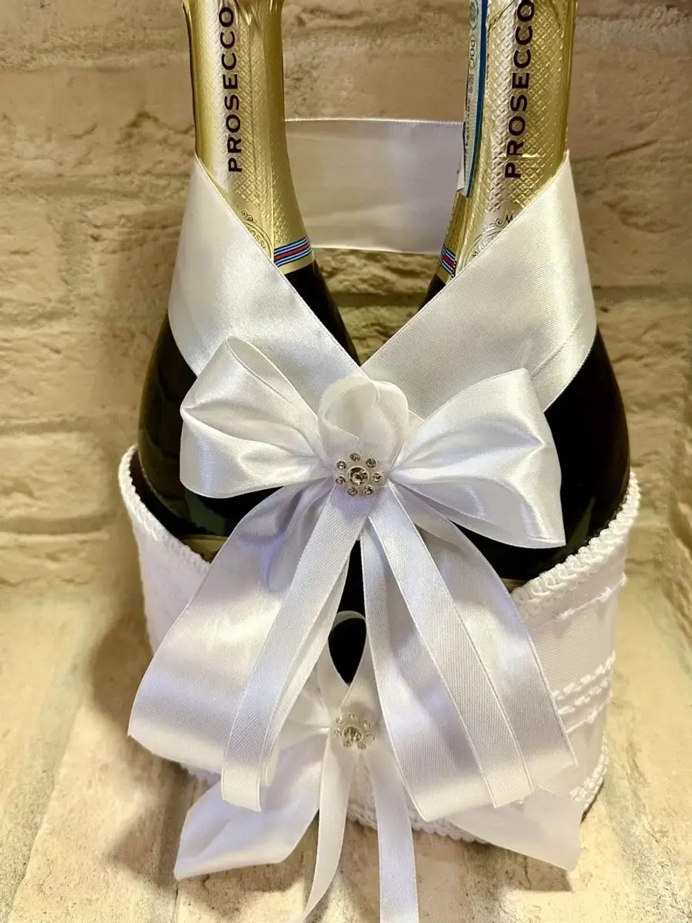 Украшение на шампанское