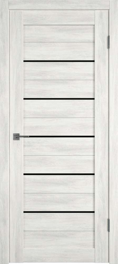 Дверь Atum 5 / Nord Vellum / Black Gloss / Владимирские двери
