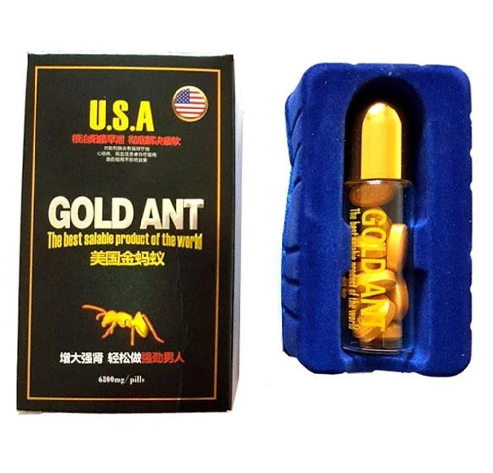 Препарат для потенции Golden Ant Золотой Муравей 10 таб.