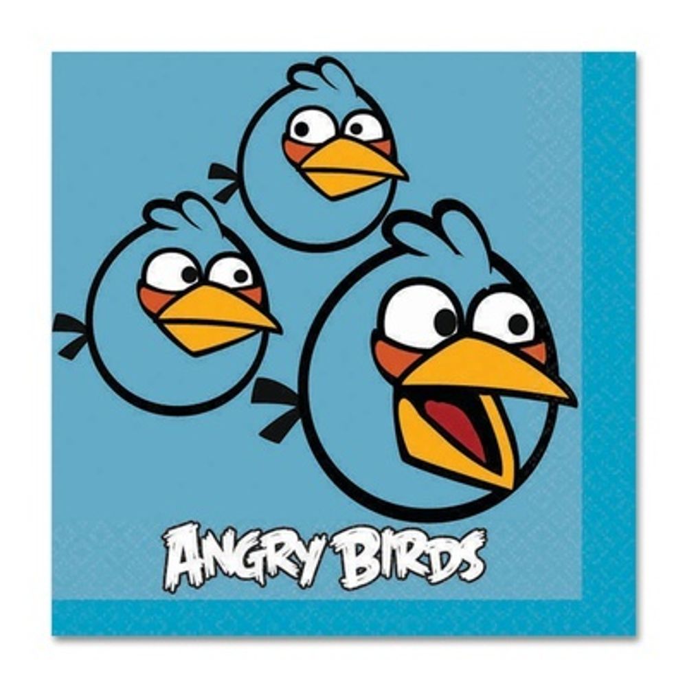 Салфетка Angry Birds 25см 16шт