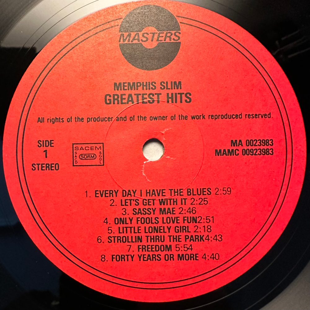 Memphis Slim - 20 Greatest Hits (Голландия)