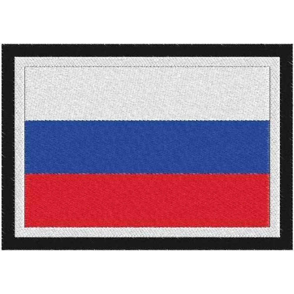 Шеврон вышитый Флаг РФ триколор