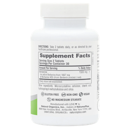 Natures Plus pro Berberine 1500 mg 60 tab , Берберин