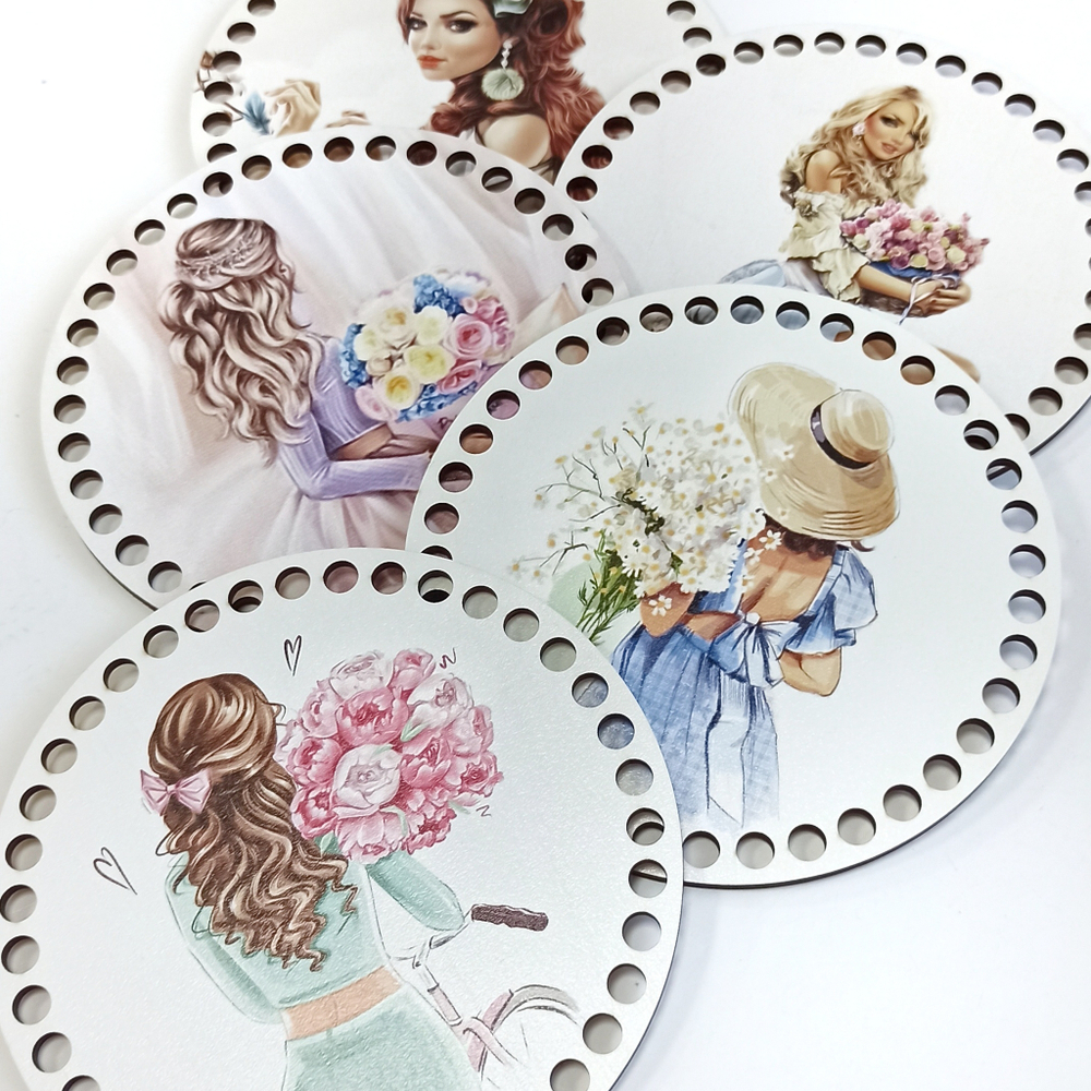 Донышко Принт Девушки 15см Дизайн в ассортименте