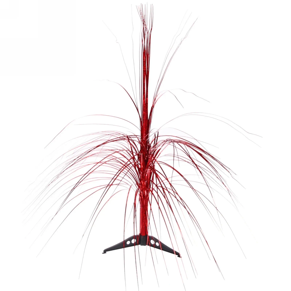 Дерево фольгированное 65 см голограмма красный