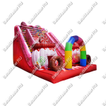 Надувная горка "Карамельная", 8*4*6 м