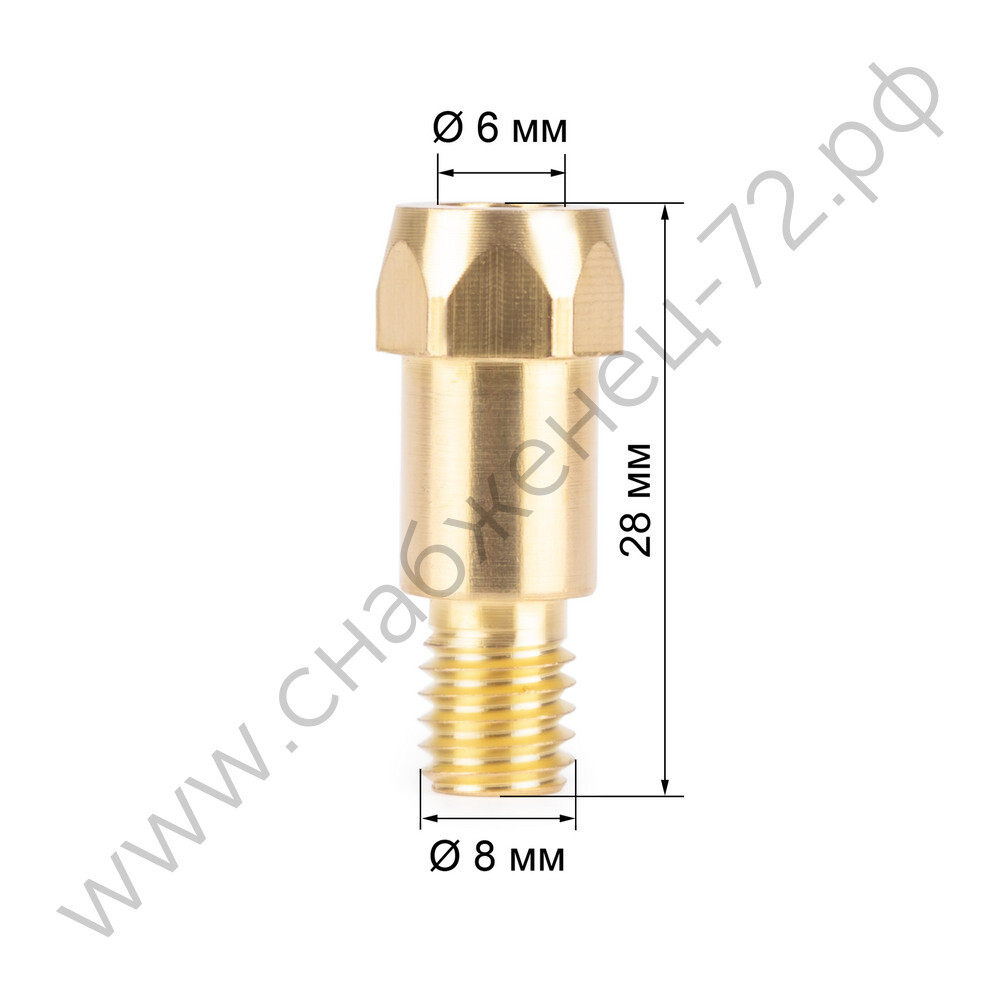 Держатель након. M6 (MIG-36) (142.0005/MD0131)