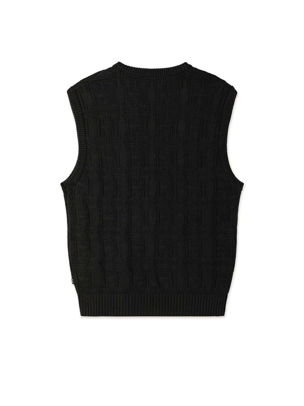 Мужской Жилет Interlaced Jacquard Overdyed