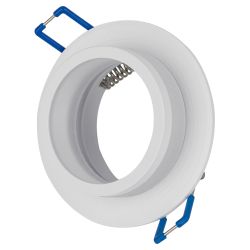 Светильник встраиваемый алюминиевый ЭРА KL89 WH под лампу MR16 GU5.3 белый