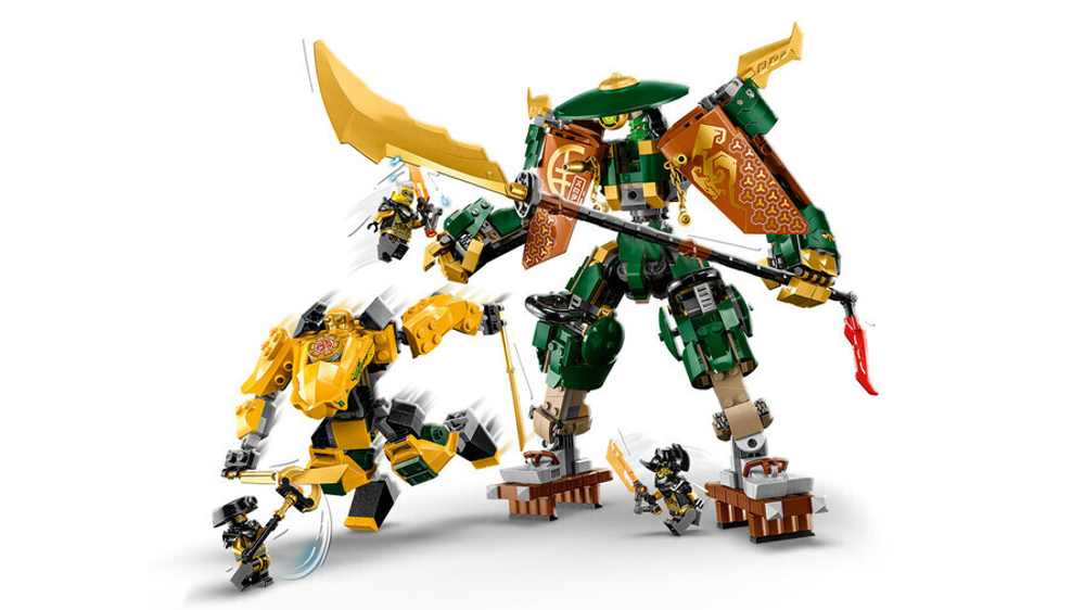 Конструктор LEGO Ninjago 71794 Командные роботы ниндзя Ллойда и Арин