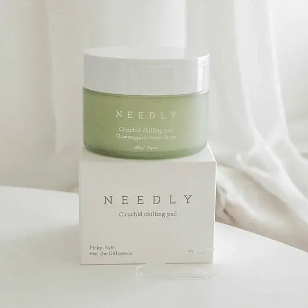 Успокаивающие и увлажняющие пэды NEEDLY Cicachid Chilling Pad 70 шт