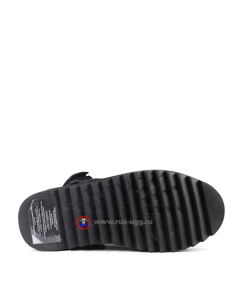 GOLDENSTAR CLOG PLATFORM Black