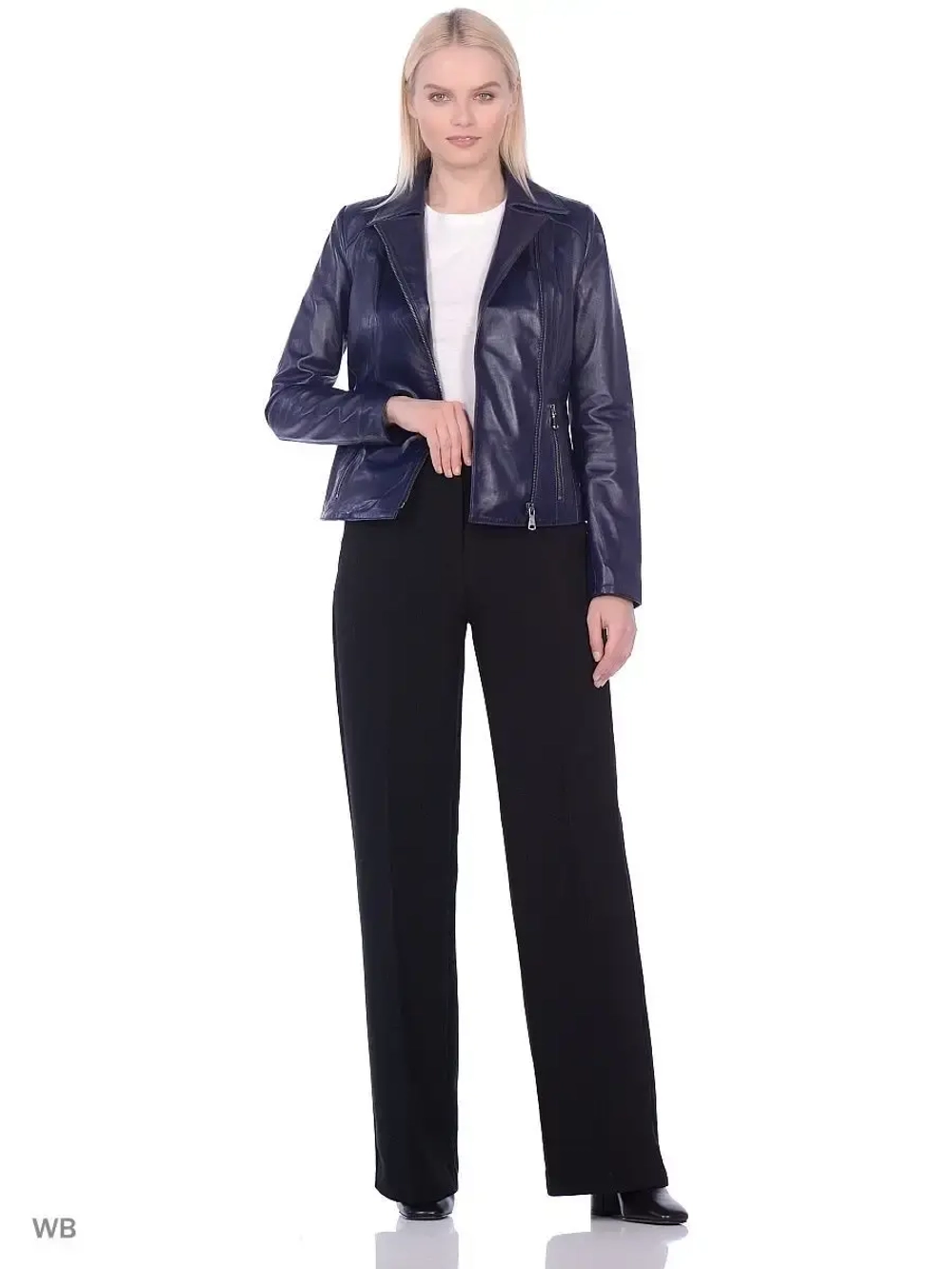 Косуха женская натуральная кожаная