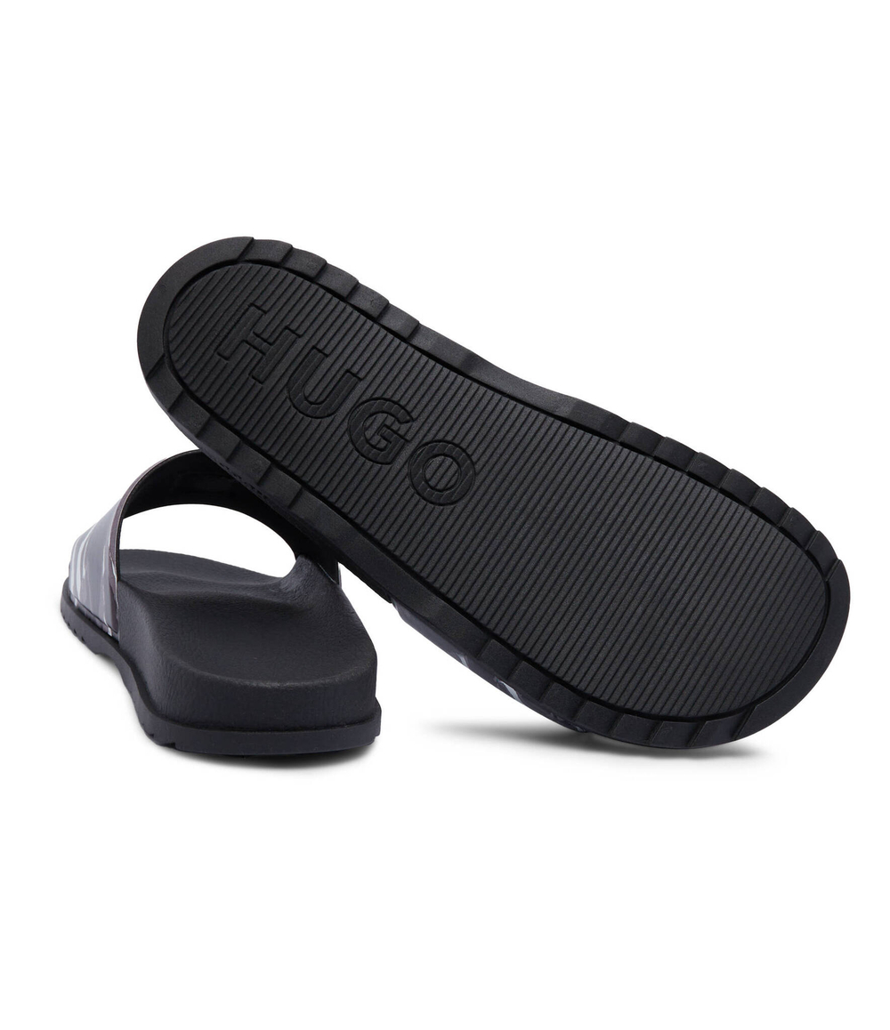 Шлепанцы Match_it_Slid HUGO - графитовый(50517301)