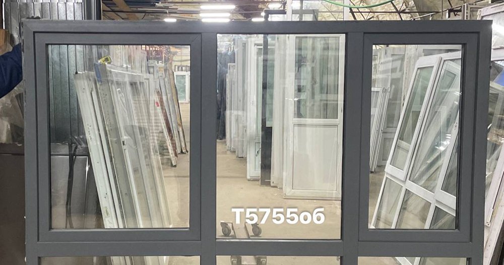 Окно Пластиковое Б/У 114(в) х 224(ш)