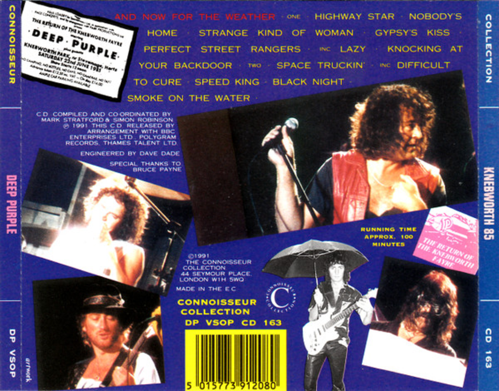 Deep Purple / In The Absence Of Pink - Knebworth 85 (2CD)