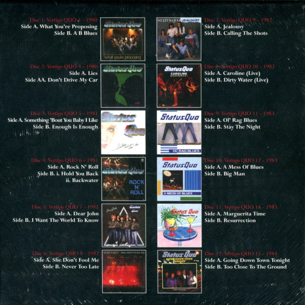 Status Quo / The Vinyl Singles Collection 1980-1984 (Limited Edition)(12x7" Vinyl Single)