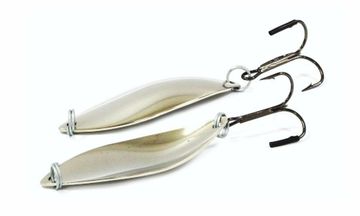 Блесна КОЛЕБАЛКА ПИТЕР Крокодил (20 г цвет Белый)