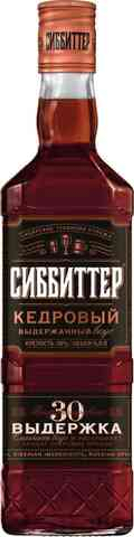 Настойка горькая Сиббиттер Кедровая Выдержанная