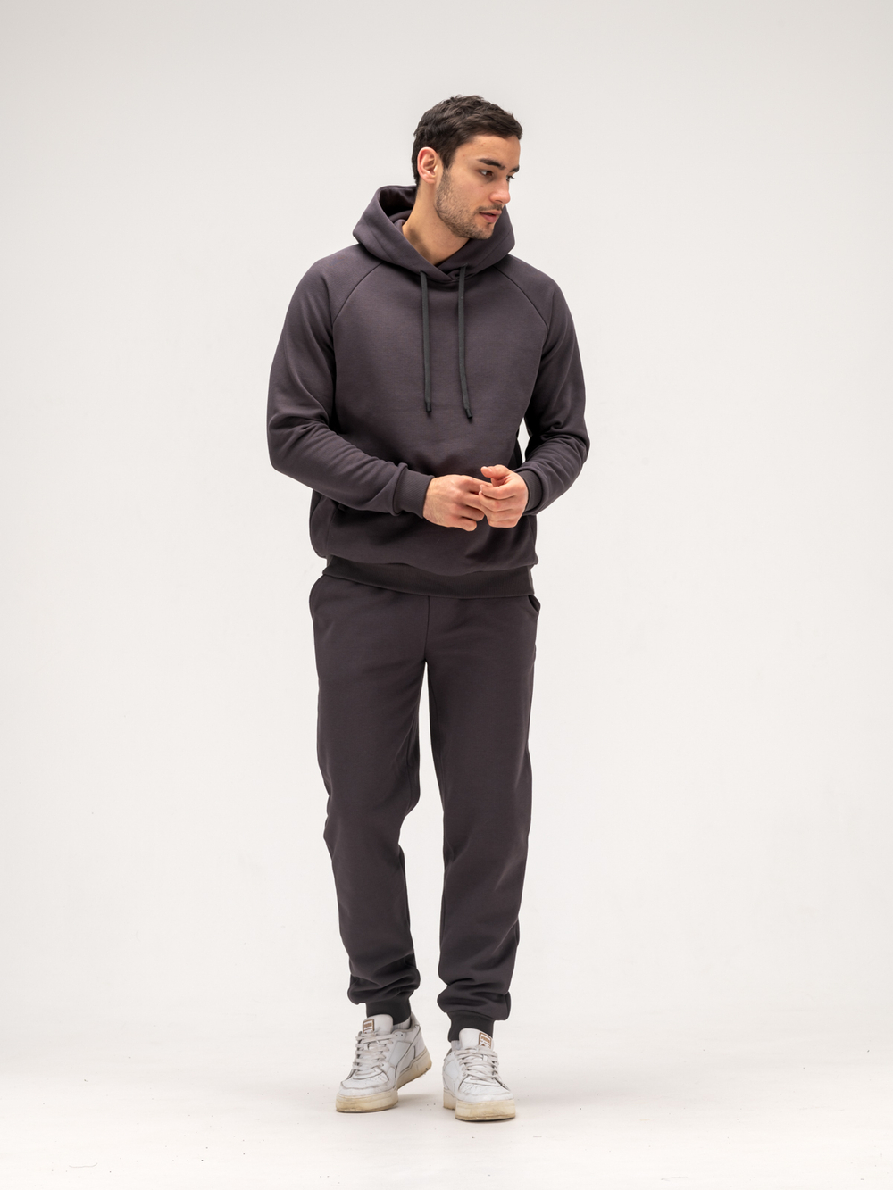Костюм мужской спортивный теплый. Графит