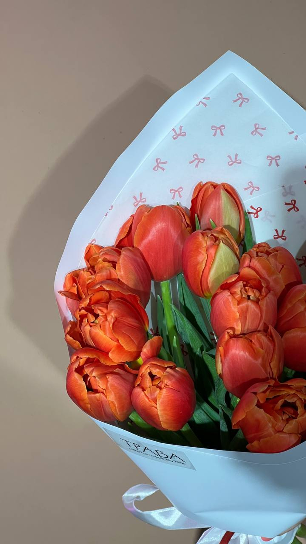 Букет "Яркая весна", Тюльпаны 15шт