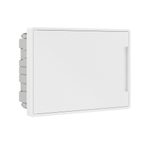 Щиток 12 мод встраиваемый для полых стен FRAME, белый, с белой дверцей,с 2 шинами PEN на 6 и 8 отв.