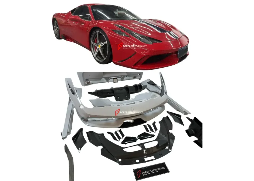 Карбоновый обвес переделка для Ferrari 458 Italia 2009-2015 в Speciale Феррари