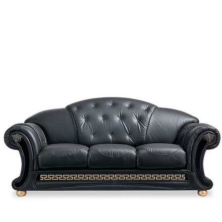 Диван Versace 3-х местный черный