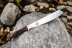 Мачете Kizlyar Supreme BUSHMATE AUS-8 Convex WH LS (Convex Grind, Walnut Handle, Leather Sheath)