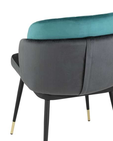 Стул Penn бирюзовый/серый