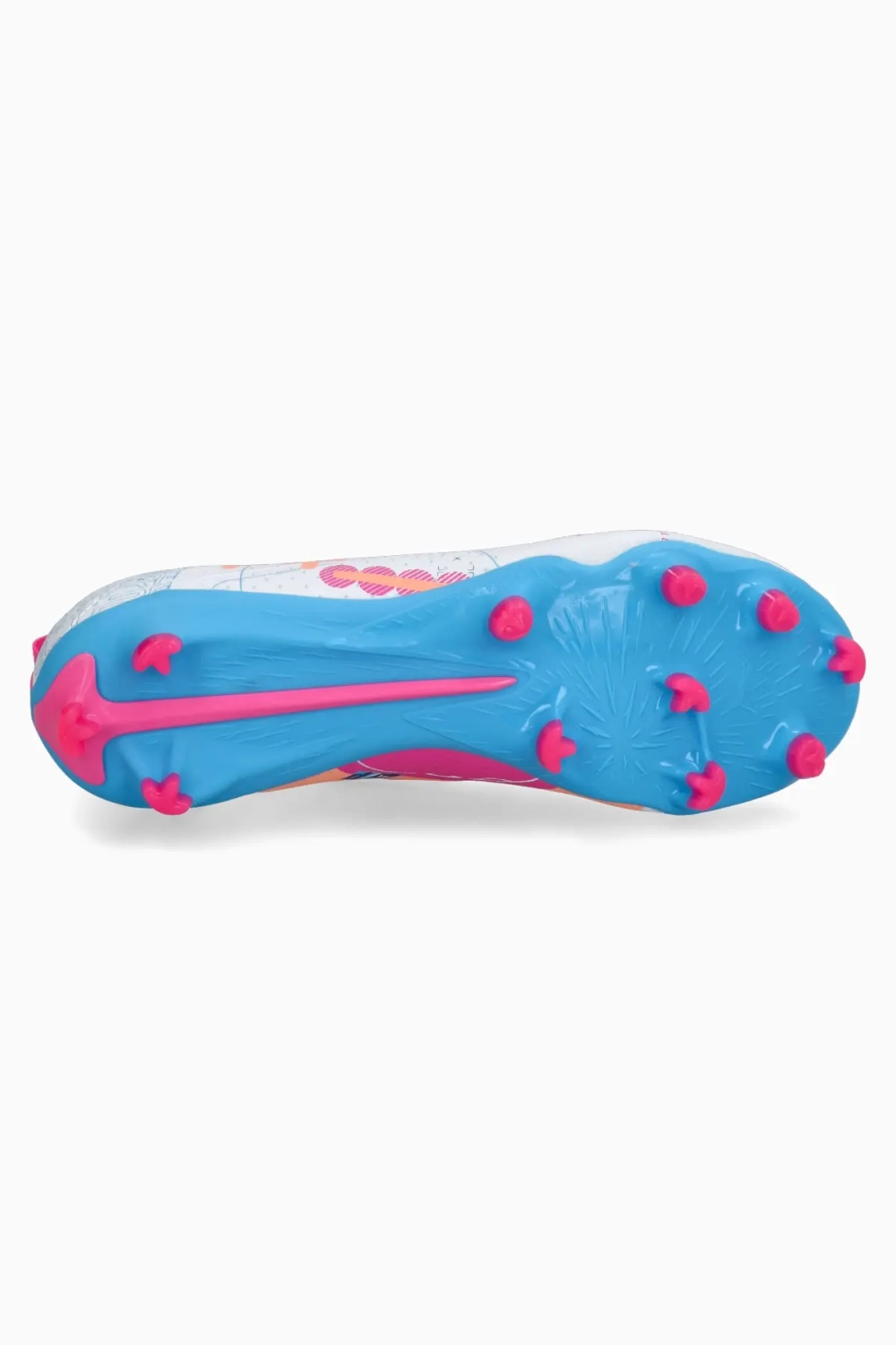 Бутсы Puma Ultra 5 Match Volume Up FG/AG Junior - белый