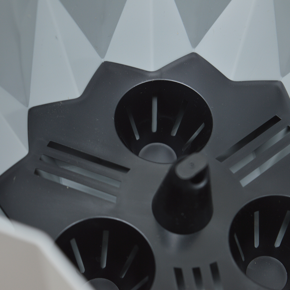 Кашпо Геометрия 2,2л, серый жемчуг