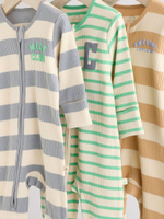 Комбинезон / Cлип для малышей Next E19-554, 3 шт., Бежевый, Серый