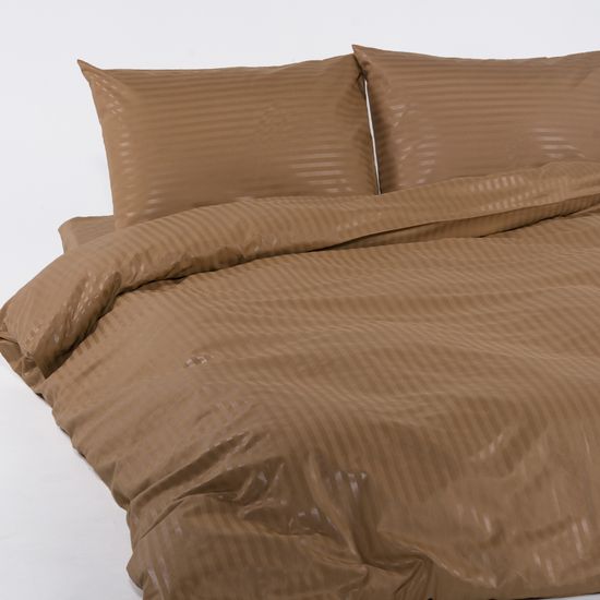 КПБ Brown, 1.5 спальный, 50х70, подод.160х220. простыня 120х200х30. HOMY