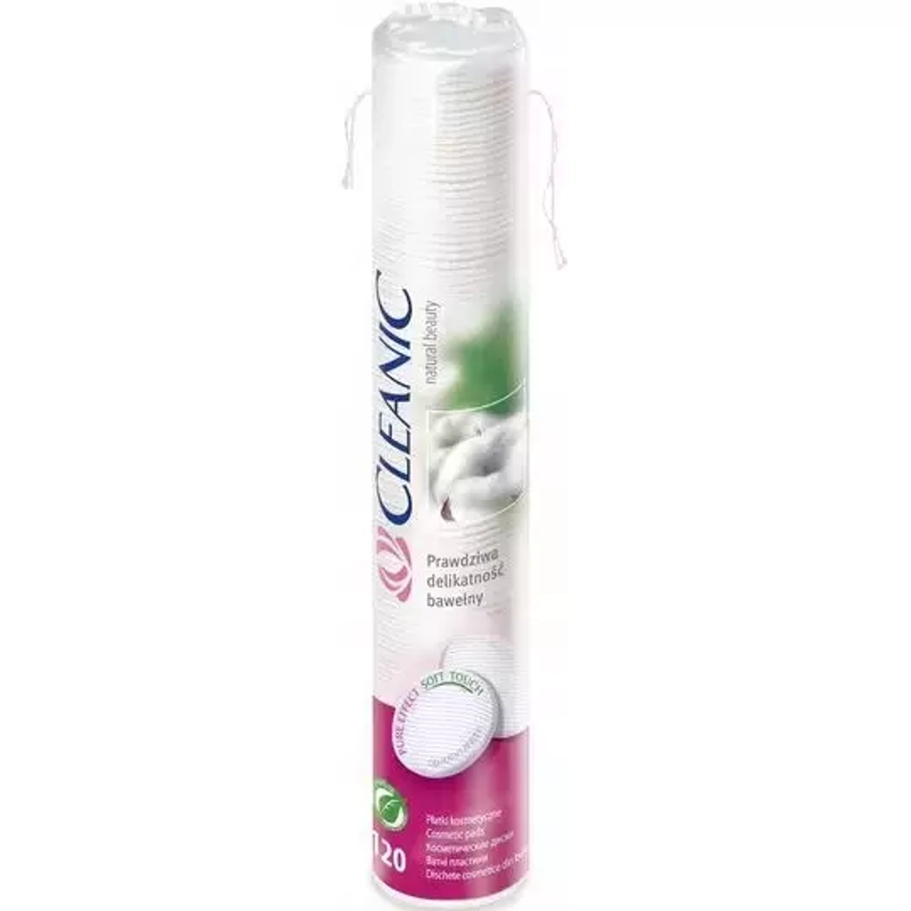 CLEANIC Ватные диски 120шт