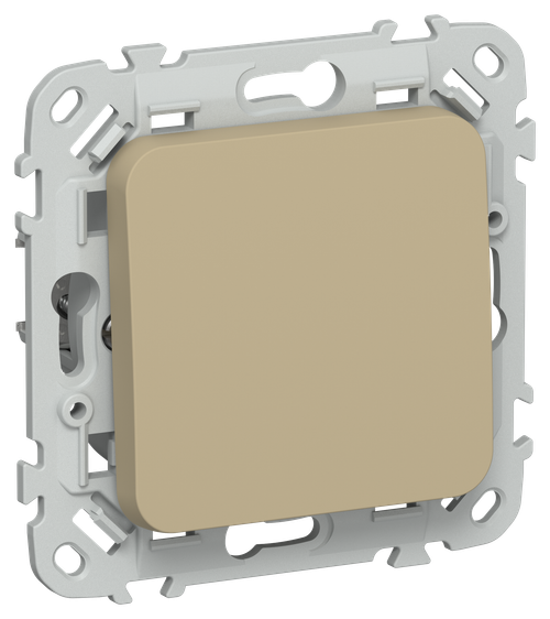 FLITE Выключатель 1-клавишный проходной 10А ВС61-1-0-ФлХ хаки IEK